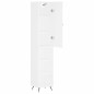 Highboard Weiß 34,5x34x180 cm Holzwerkstoff Highboard Weiß 34,5x34x180 cm Holzwerkstoff