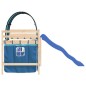 vidaXL Kinderhochbett mit Tunnel Blau 90x190 cm Massivholz Kiefer vidaXL Kinderhochbett mit Tunnel Blau 90x190 cm Massivholz Kiefer