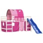 vidaXL Kinderhochbett mit Tunnel Rosa 80x200 cm Massivholz Kiefer vidaXL Kinderhochbett mit Tunnel Rosa 80x200 cm Massivholz Kiefer