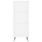 Highboard Weiß 34,5x34x180 cm Holzwerkstoff Highboard Weiß 34,5x34x180 cm Holzwerkstoff