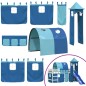 vidaXL Kinderhochbett mit Turm Blau 90x190 cm Massivholz Kiefer vidaXL Kinderhochbett mit Turm Blau 90x190 cm Massivholz Kiefer