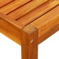 Gartenbank mit Tisch & Fußhockern Massivholz Akazie Gartenbank mit Tisch & Fußhockern Massivholz Akazie