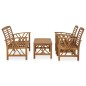 4-tlg. Garten-Lounge-Set Massivholz Akazie 4-tlg. Garten-Lounge-Set Massivholz Akazie
