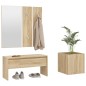 vidaXL Flurmöbel-Set Sonoma-Eiche Holzwerkstoff vidaXL Flurmöbel-Set Sonoma-Eiche Holzwerkstoff