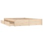 vidaXL Bett mit Schubladen 120x200 cm vidaXL Bett mit Schubladen 120x200 cm