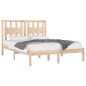 vidaXL Massivholzbett Kiefer 135x190 cm vidaXL Massivholzbett Kiefer 135x190 cm