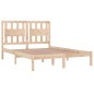 vidaXL Massivholzbett Kiefer 135x190 cm vidaXL Massivholzbett Kiefer 135x190 cm