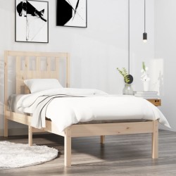 vidaXL Massivholzbett 90x190 cm