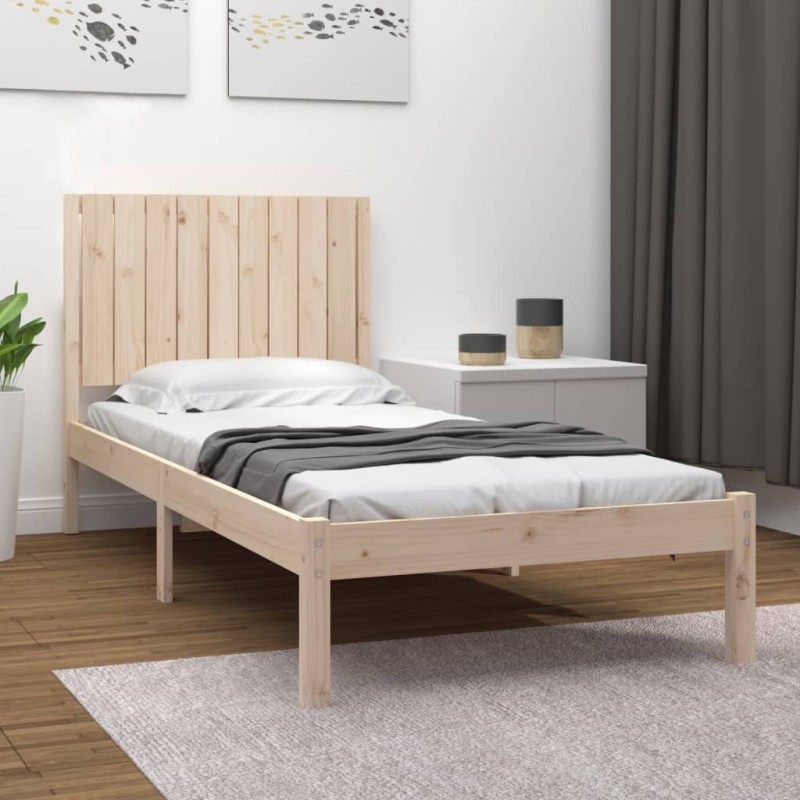 vidaXL Massivholzbett Kiefer 90x190 cm vidaXL Massivholzbett Kiefer 90x190 cm