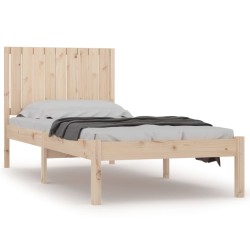 vidaXL Massivholzbett Kiefer 90x190 cm
