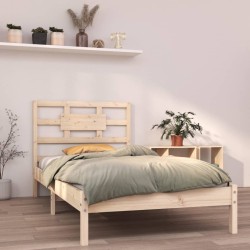 vidaXL Massivholzbett 90x190 cm