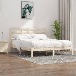 vidaXL Massivholzbett 180x200 cm