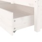 vidaXL Bett mit Schubladen Weiß 180x200 cm vidaXL Bett mit Schubladen Weiß 180x200 cm
