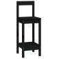 vidaXL 5-tlg. Bar-Set Schwarz Massivholz Kiefer vidaXL 5-tlg. Bar-Set Schwarz Massivholz Kiefer