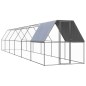 vidaXL Outdoor-Hühnerkäfig 2x12x2 m Verzinkter Stahl vidaXL Outdoor-Hühnerkäfig 2x12x2 m Verzinkter Stahl