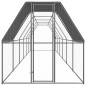 vidaXL Outdoor-Hühnerkäfig 2x12x2 m Verzinkter Stahl vidaXL Outdoor-Hühnerkäfig 2x12x2 m Verzinkter Stahl