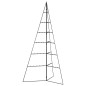 vidaXL Metall-Weihnachtsbaum für Dekorationen Schwarz 140 cm vidaXL Metall-Weihnachtsbaum für Dekorationen Schwarz 140 cm