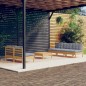 vidaXL 6-tlg. Garten-Lounge-Set mit Grauen Kissen Kiefernholz vidaXL 6-tlg. Garten-Lounge-Set mit Grauen Kissen Kiefernholz
