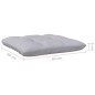 vidaXL 8-tlg. Garten-Lounge-Set mit Grauen Kissen Kiefernholz vidaXL 8-tlg. Garten-Lounge-Set mit Grauen Kissen Kiefernholz