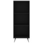Highboard Schwarz 34,5x34x180 cm Holzwerkstoff Highboard Schwarz 34,5x34x180 cm Holzwerkstoff
