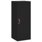 Highboard Schwarz 34,5x34x180 cm Holzwerkstoff Highboard Schwarz 34,5x34x180 cm Holzwerkstoff