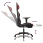 vidaXL Gaming-Stuhl mit Massage & Fußstütze Schwarz Weinrot Kunstleder vidaXL Gaming-Stuhl mit Massage & Fußstütze Schwarz Weinrot Kunstleder