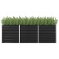 vidaXL Garten-Hochbeet Anthrazit 240 x 80 x 77 cm Verzinkter Stahl vidaXL Garten-Hochbeet Anthrazit 240 x 80 x 77 cm Verzinkter Stahl