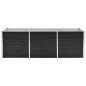 vidaXL Garten-Hochbeet Anthrazit 240 x 80 x 77 cm Verzinkter Stahl vidaXL Garten-Hochbeet Anthrazit 240 x 80 x 77 cm Verzinkter Stahl