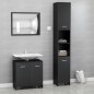 vidaXL 3-tlg. Badmöbel-Set Schwarz Holzwerkstoff vidaXL 3-tlg. Badmöbel-Set Schwarz Holzwerkstoff