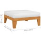 vidaXL 5-tlg. Garten-Lounge-Set mit Kissen Massivholz Akazie vidaXL 5-tlg. Garten-Lounge-Set mit Kissen Massivholz Akazie