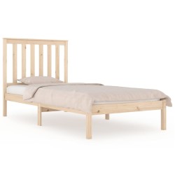 vidaXL Massivholzbett Kiefer 90x190 cm