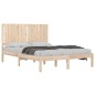 vidaXL Massivholzbett Kiefer 135x190 cm vidaXL Massivholzbett Kiefer 135x190 cm