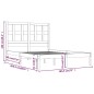 vidaXL Massivholzbett Kiefer 180x200 cm vidaXL Massivholzbett Kiefer 180x200 cm