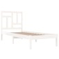 vidaXL Massivholzbett Weiß Kiefer 90x190 cm vidaXL Massivholzbett Weiß Kiefer 90x190 cm