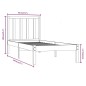 vidaXL Massivholzbett Kiefer 90x190 cm vidaXL Massivholzbett Kiefer 90x190 cm