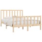 vidaXL Massivholzbett 135x190 cm vidaXL Massivholzbett 135x190 cm