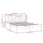 vidaXL Massivholzbett 140x190 cm vidaXL Massivholzbett 140x190 cm
