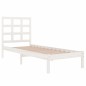 vidaXL Massivholzbett Weiß 90x190 cm vidaXL Massivholzbett Weiß 90x190 cm