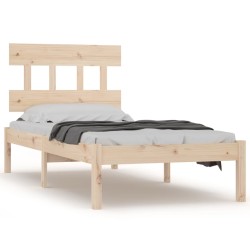 vidaXL Massivholzbett 90x190 cm