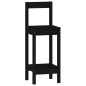 vidaXL 3-tlg. Bar-Set Schwarz Massivholz Kiefer vidaXL 3-tlg. Bar-Set Schwarz Massivholz Kiefer