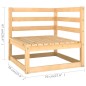 vidaXL 7-tlg. Garten-Lounge-Set mit Kissen Massivholz Kiefer vidaXL 7-tlg. Garten-Lounge-Set mit Kissen Massivholz Kiefer