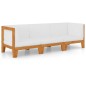 vidaXL 3-tlg. Garten-Lounge-Set mit Kissen Akazie Massivholz vidaXL 3-tlg. Garten-Lounge-Set mit Kissen Akazie Massivholz