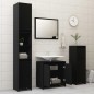 vidaXL 3-tlg. Badmöbel-Set Schwarz Holzwerkstoff vidaXL 3-tlg. Badmöbel-Set Schwarz Holzwerkstoff