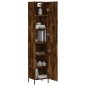 vidaXL Highboard Räuchereiche 34,5x34x180 cm Holzwerkstoff vidaXL Highboard Räuchereiche 34,5x34x180 cm Holzwerkstoff