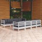 vidaXL 9-tlg. Garten-Lounge-Set mit Kissen Kiefer Massivholz vidaXL 9-tlg. Garten-Lounge-Set mit Kissen Kiefer Massivholz