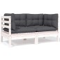 vidaXL 9-tlg. Garten-Lounge-Set mit Kissen Kiefer Massivholz vidaXL 9-tlg. Garten-Lounge-Set mit Kissen Kiefer Massivholz