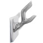 vidaXL Garderobenleisten 4 Stk. Silbern Aluminium vidaXL Garderobenleisten 4 Stk. Silbern Aluminium