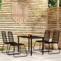 vidaXL 5-tlg. Garten-Essgruppe Schwarz vidaXL 5-tlg. Garten-Essgruppe Schwarz