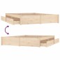 vidaXL Bett mit Schubladen 120x190 cm vidaXL Bett mit Schubladen 120x190 cm