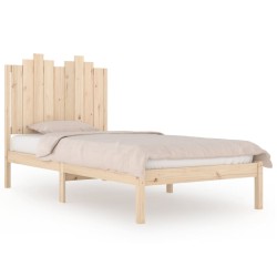 vidaXL Massivholzbett Kiefer 90x190 cm